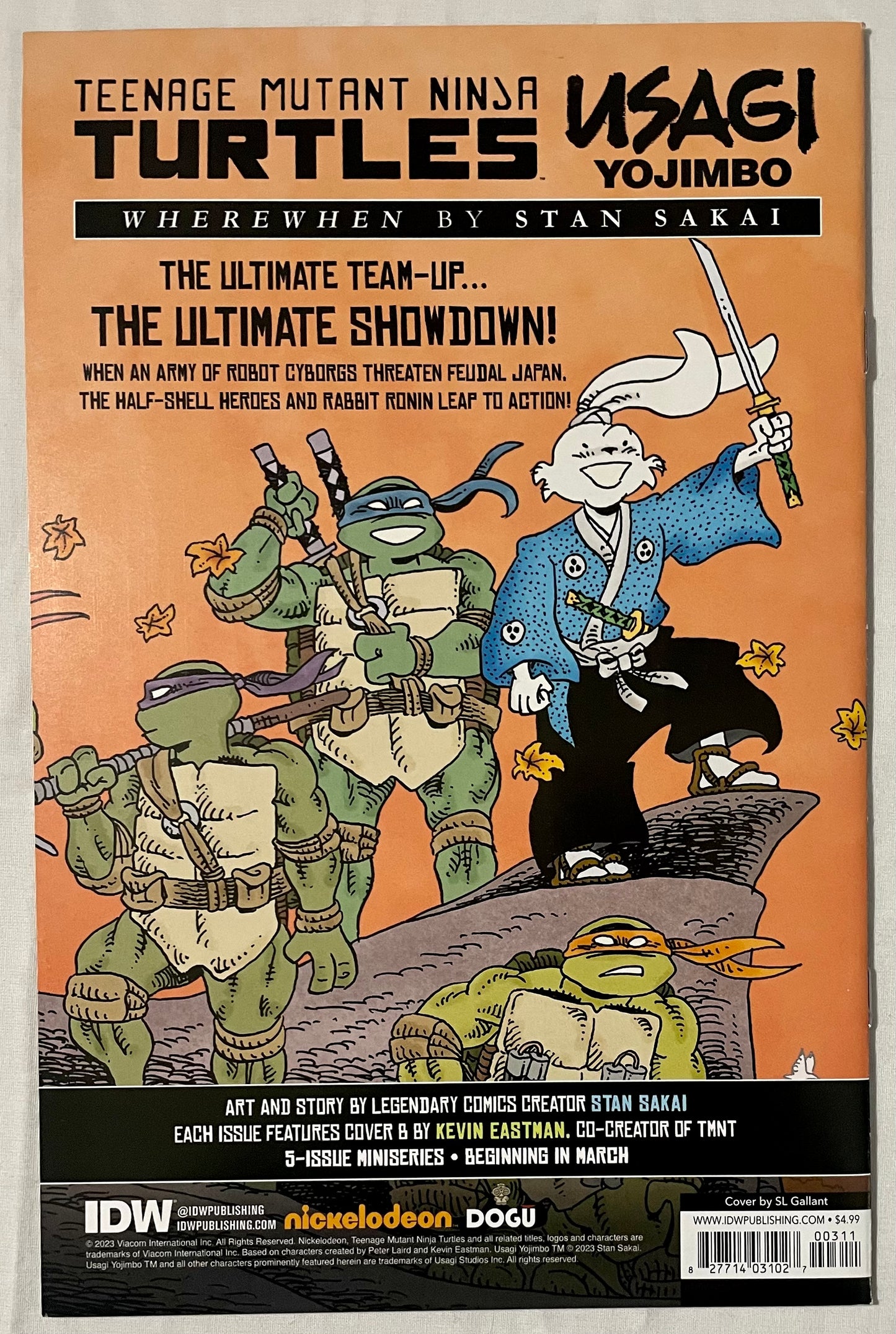 IDW Teenage Mutant Ninja Turtles The Last Ronin: Lost Years #3