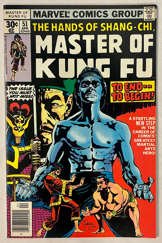 Marvel Comics Master of Kung Fu #51