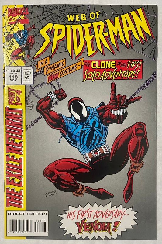 Marvel Comics Web Of Spider-Man #118