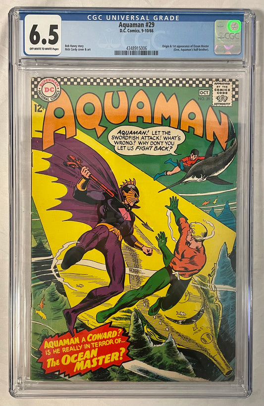DC Comics Aquaman #29 CGC 6.5