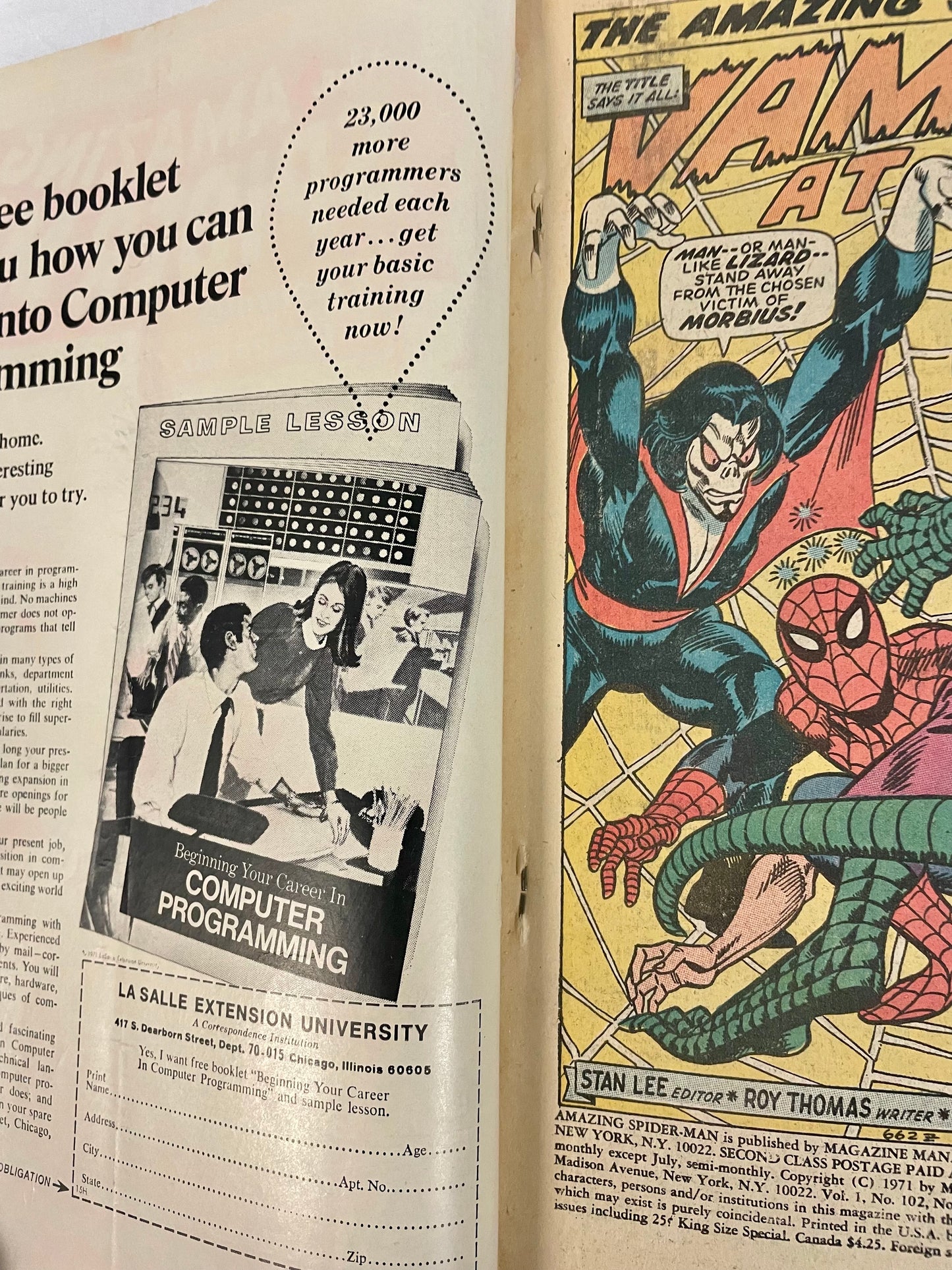 Marvel Comics The Amazing Spider-Man #102