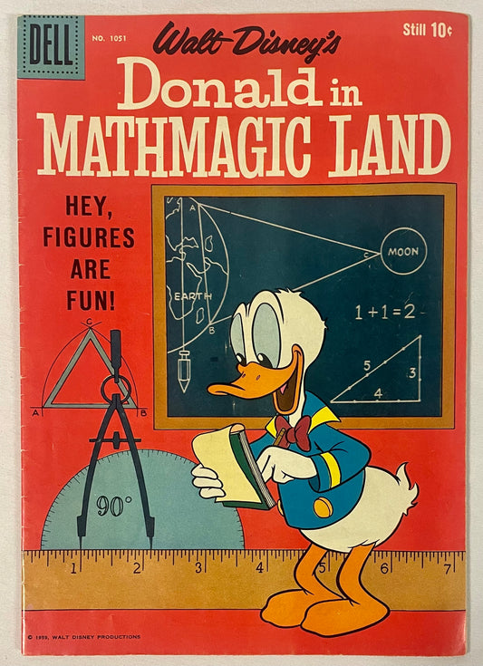 Dell Four Color Walt Disney's Donald in Mathmagic Land No. 1051