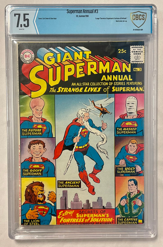 DC Comics Superman Annual No. 3 CBCS 7.5
