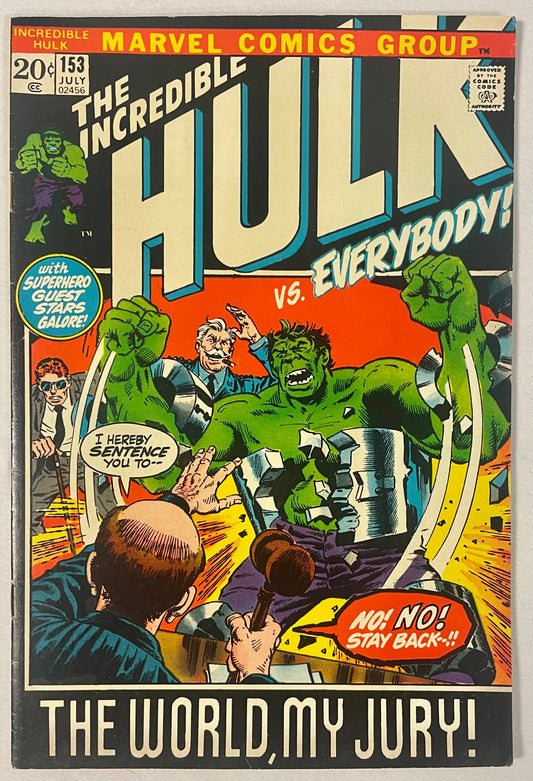 Marvel Comics The Incredible Hulk #153