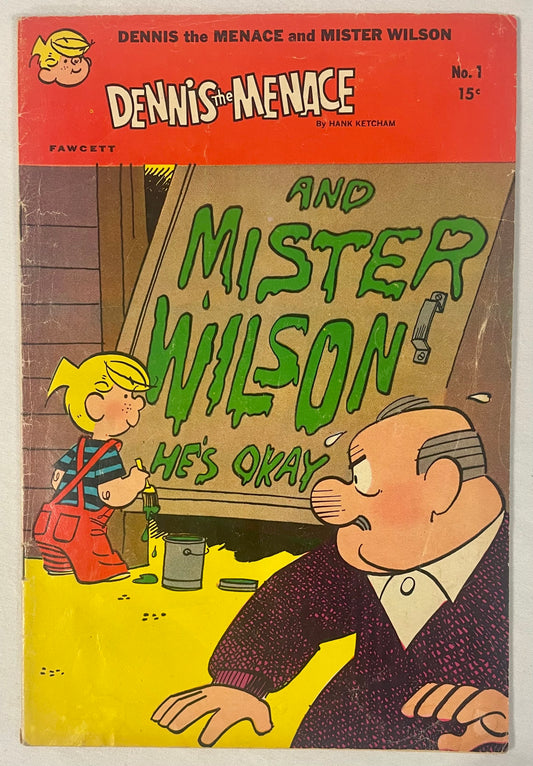 Fawcett Dennis The Menace and Mister Wilson No.1