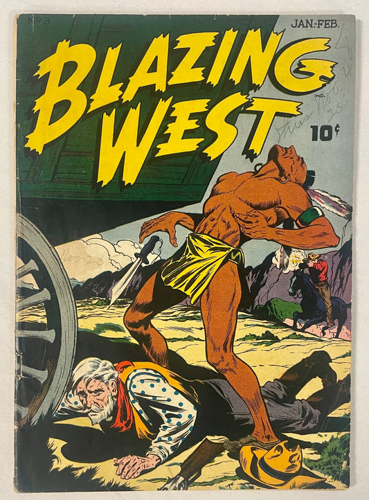 American Comics Group Blazing West No.3