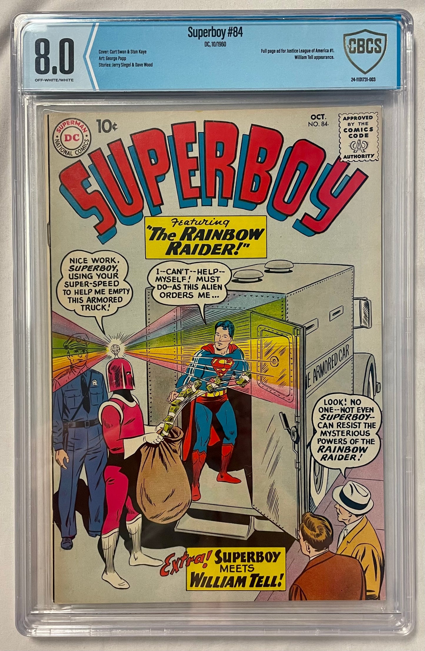 DC Comics Superboy No. 84 CBCS 8.0