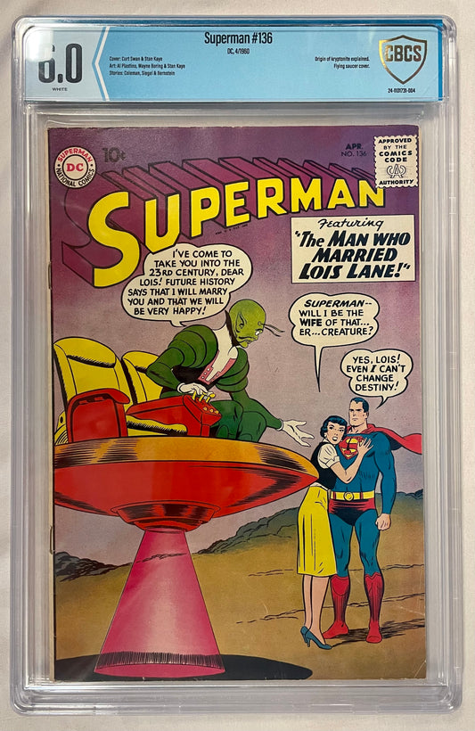 DC Comics Superman No. 136 CBCS 6.0