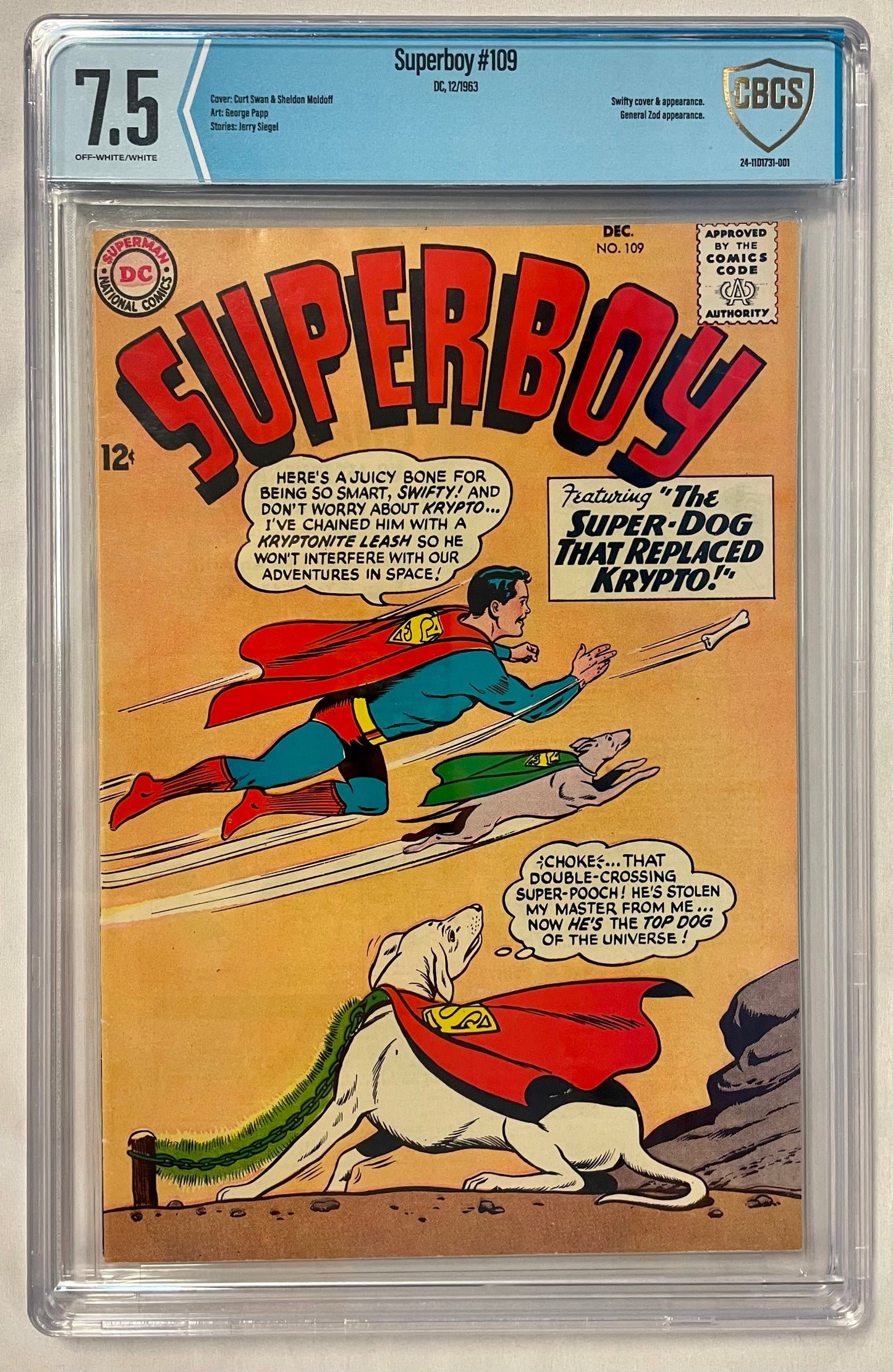 DC Comics Superboy No. 109 CBCS 7.5