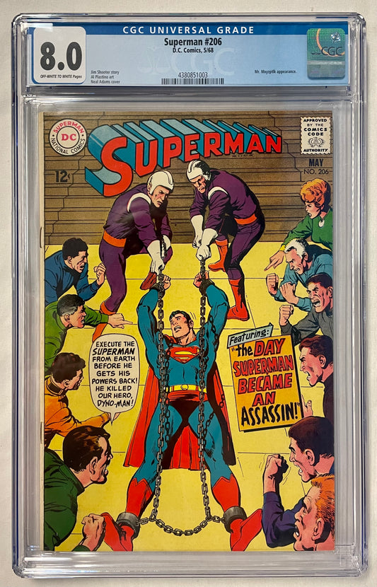 DC Comics Superman No. 206 CGC 8.0