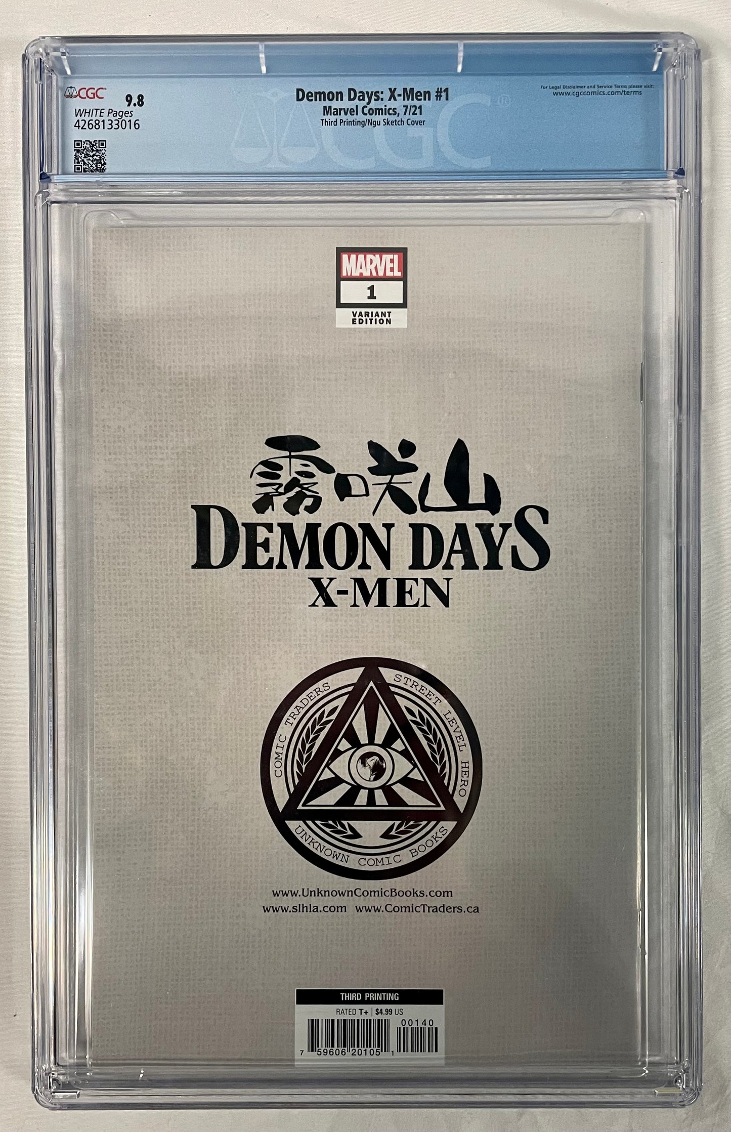 Marvel Comics Demon Days: X-Men #1 CGC 9.8 CVR D 3rd Print