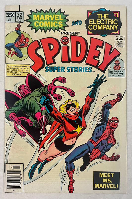 Marvel Comics And The Electric Company Presents Spidey Super Stories #22