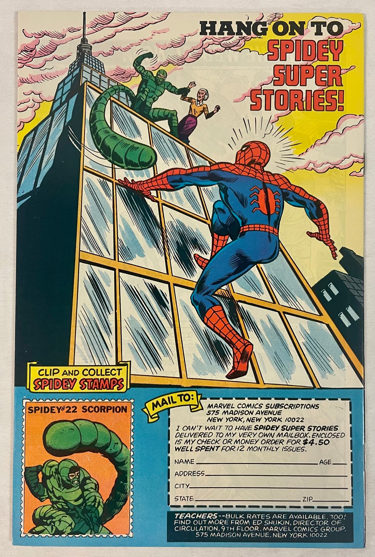 Marvel Comics And The Electric Company Presents Spidey Super Stories #38