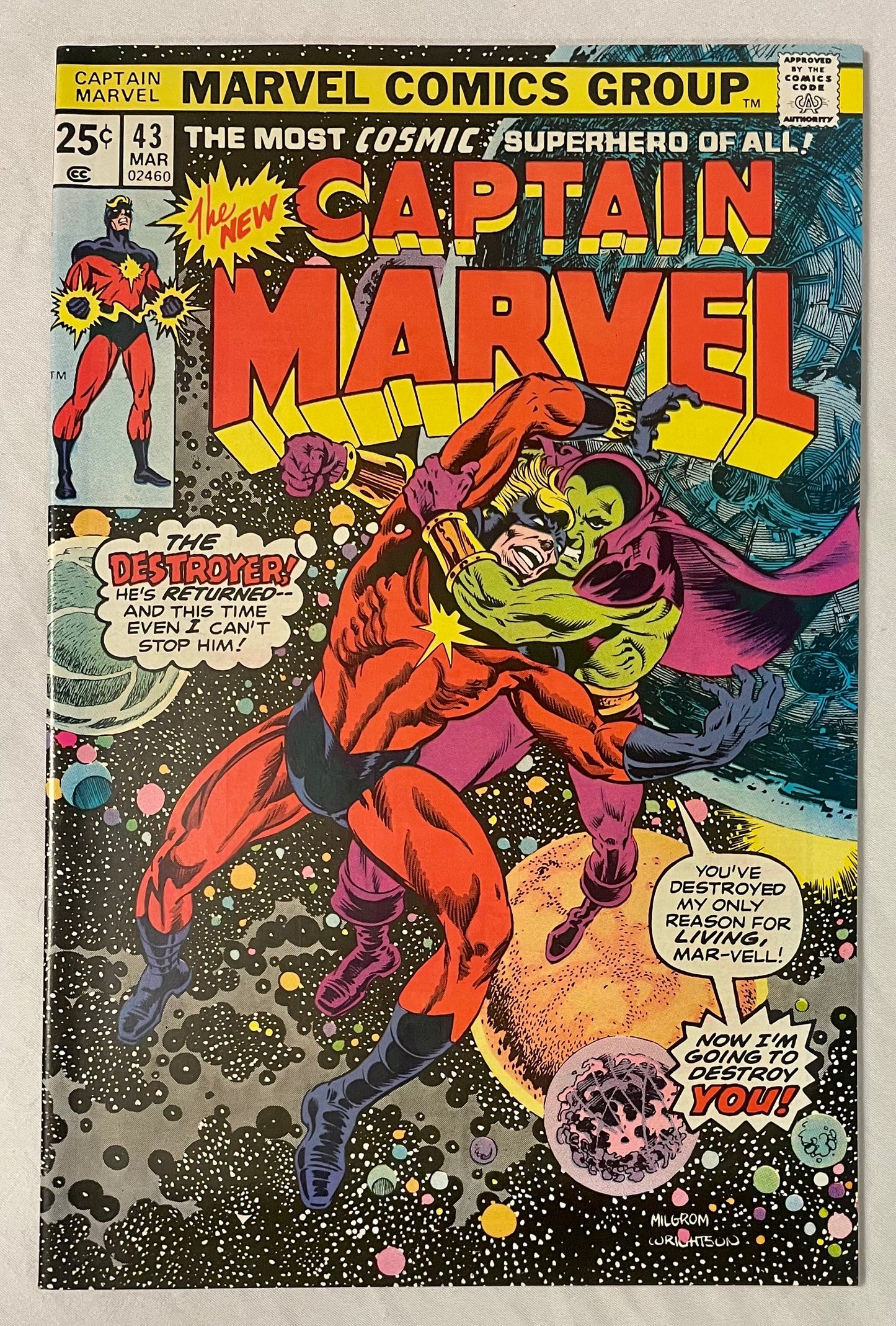 Marvel Comics Captain Marvel #43