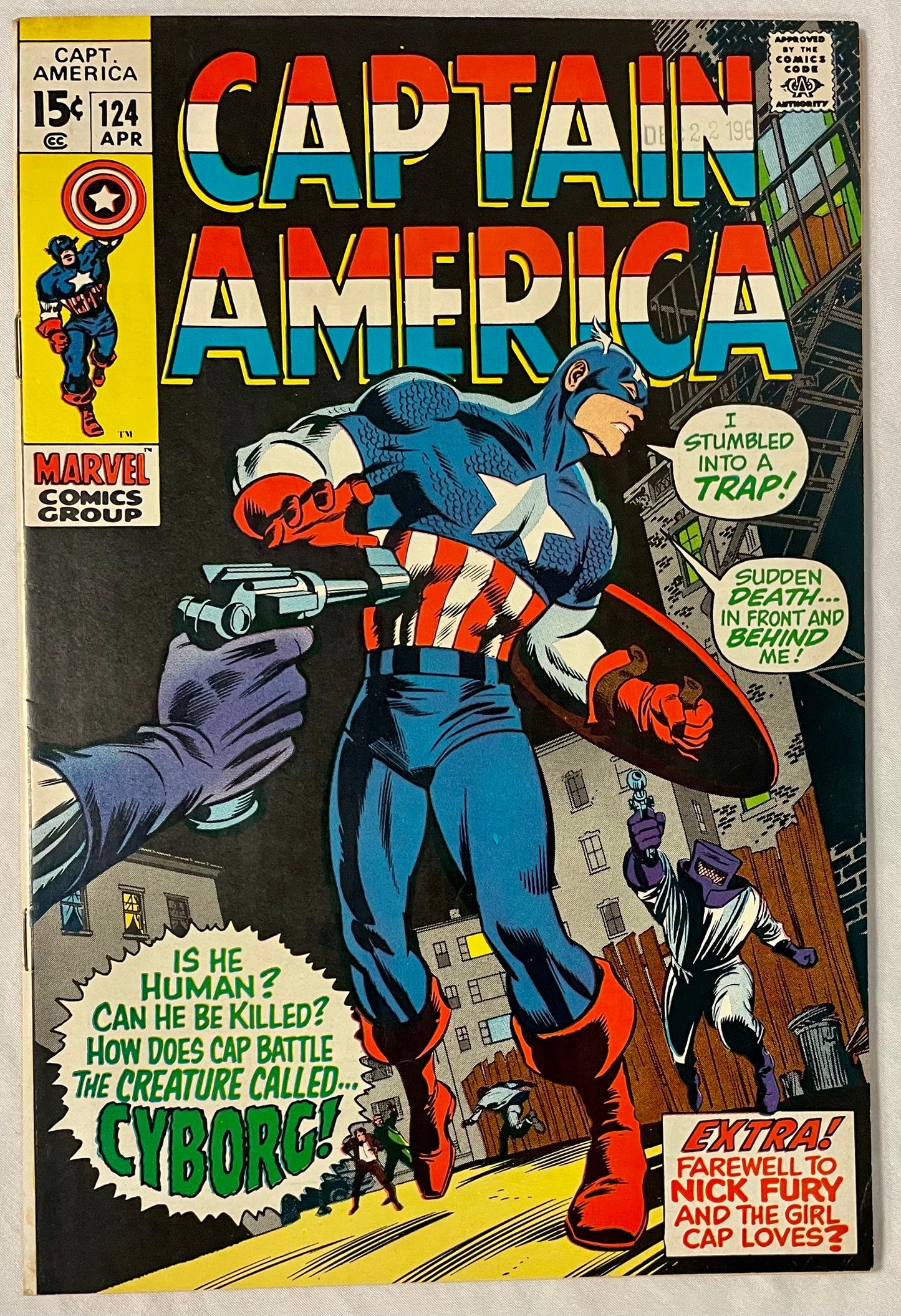 Marvel Comics Captain America #124