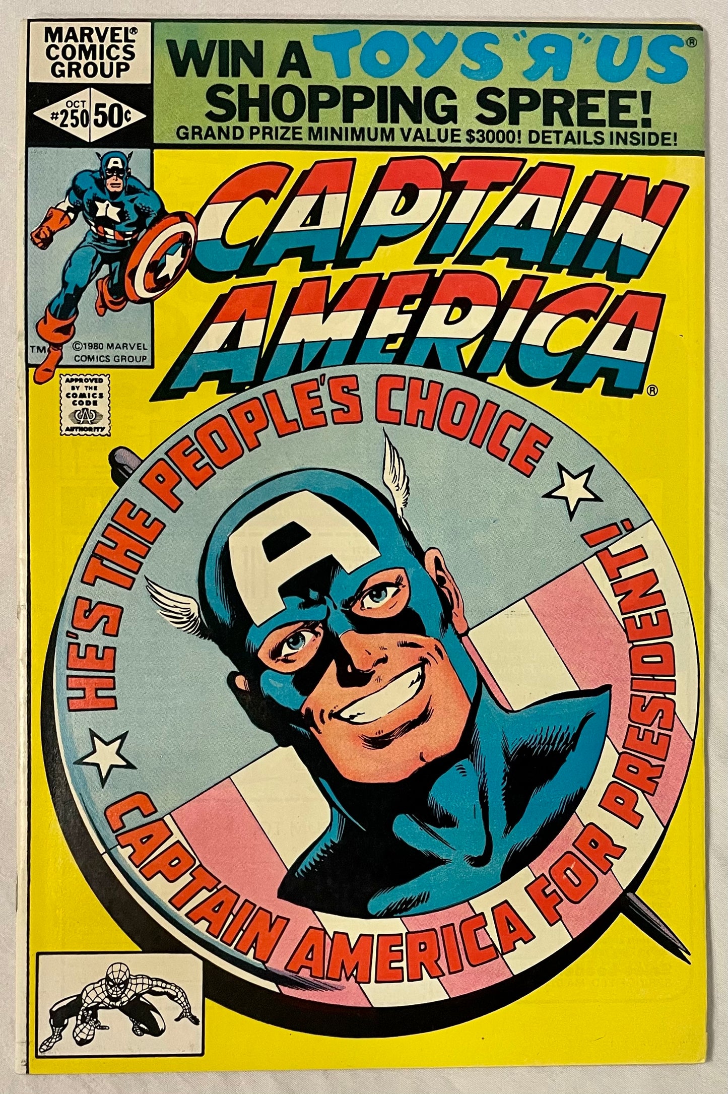 Marvel Comics Captain America #250