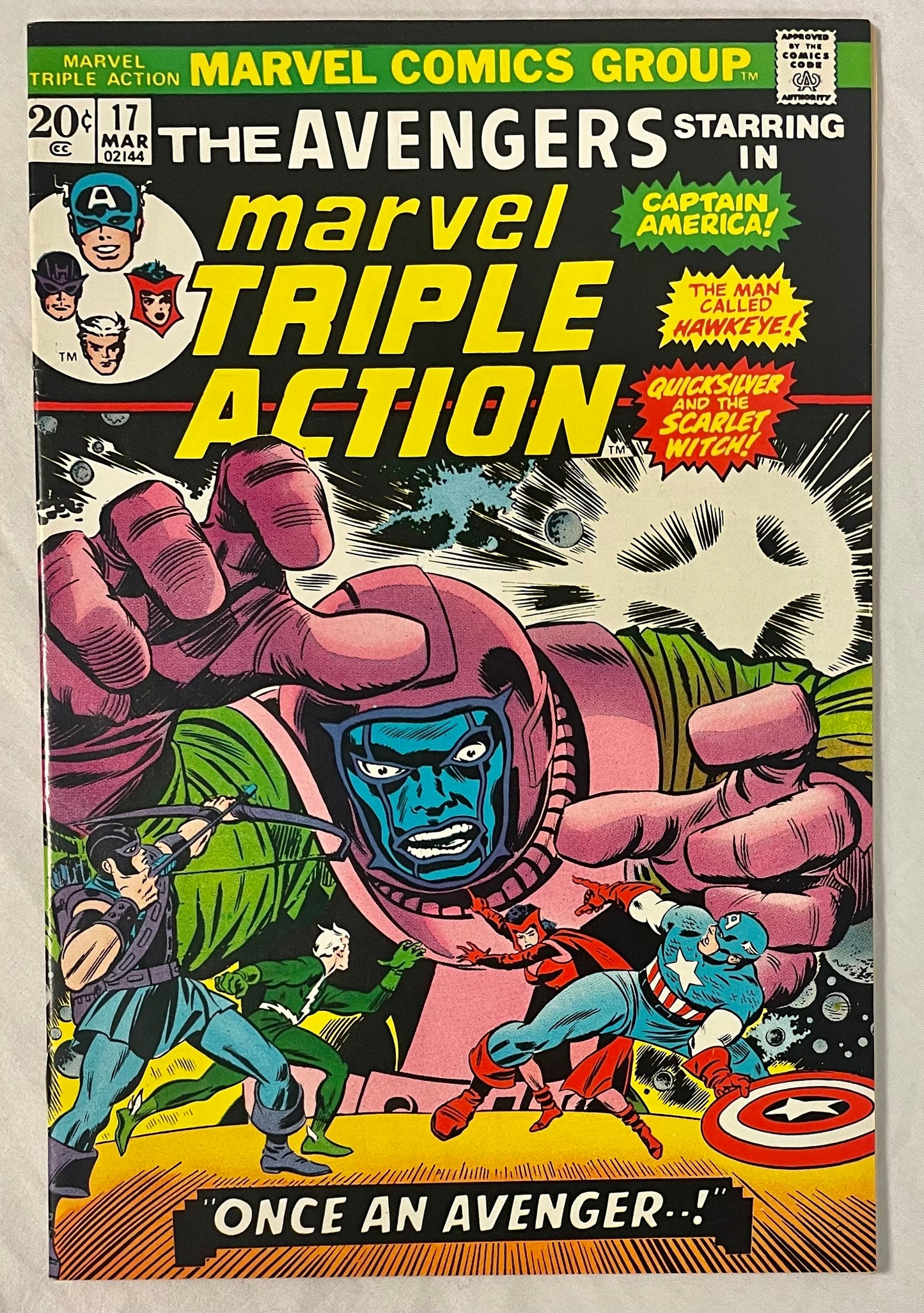 Marvel Comics Marvel Triple Action: The Avengers #17