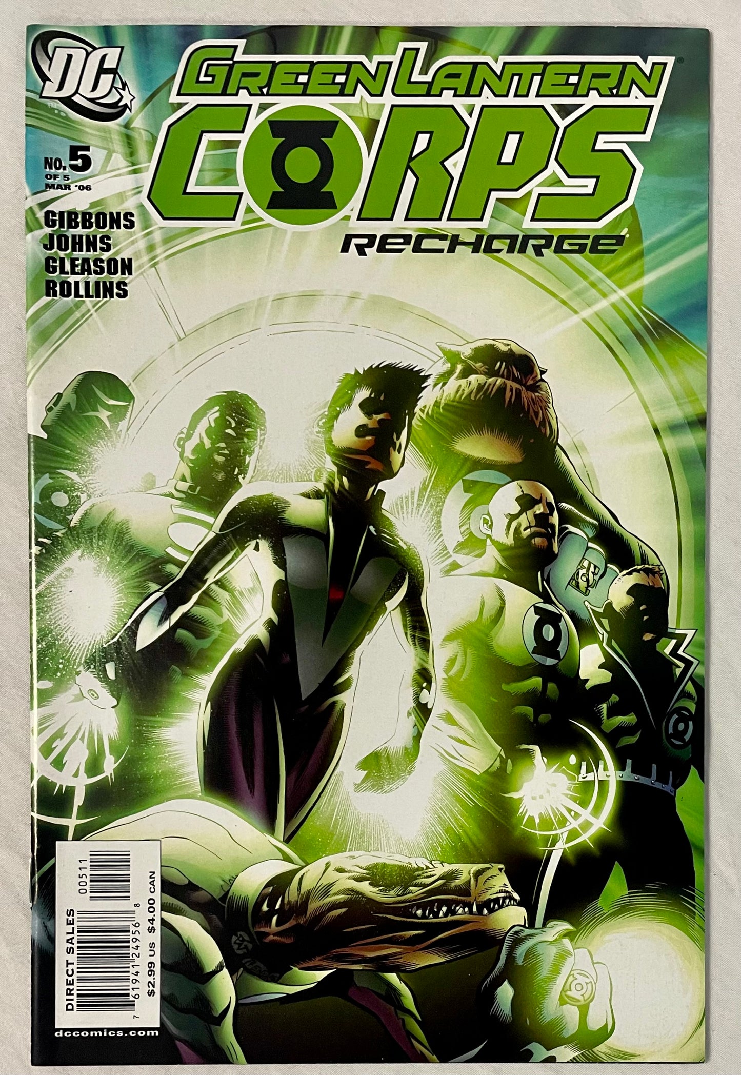 DC Comics Green Lantern Corps Recharge No. 5