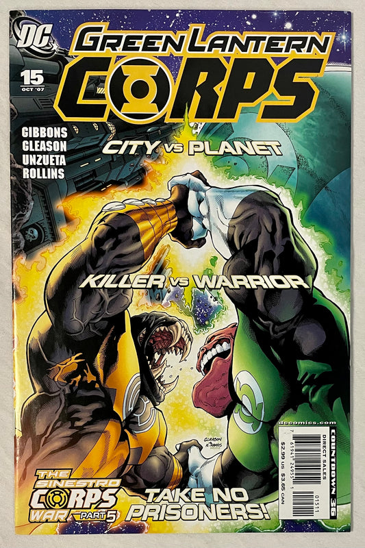 DC Comics Green Lantern Corps City vs Planet No. 15