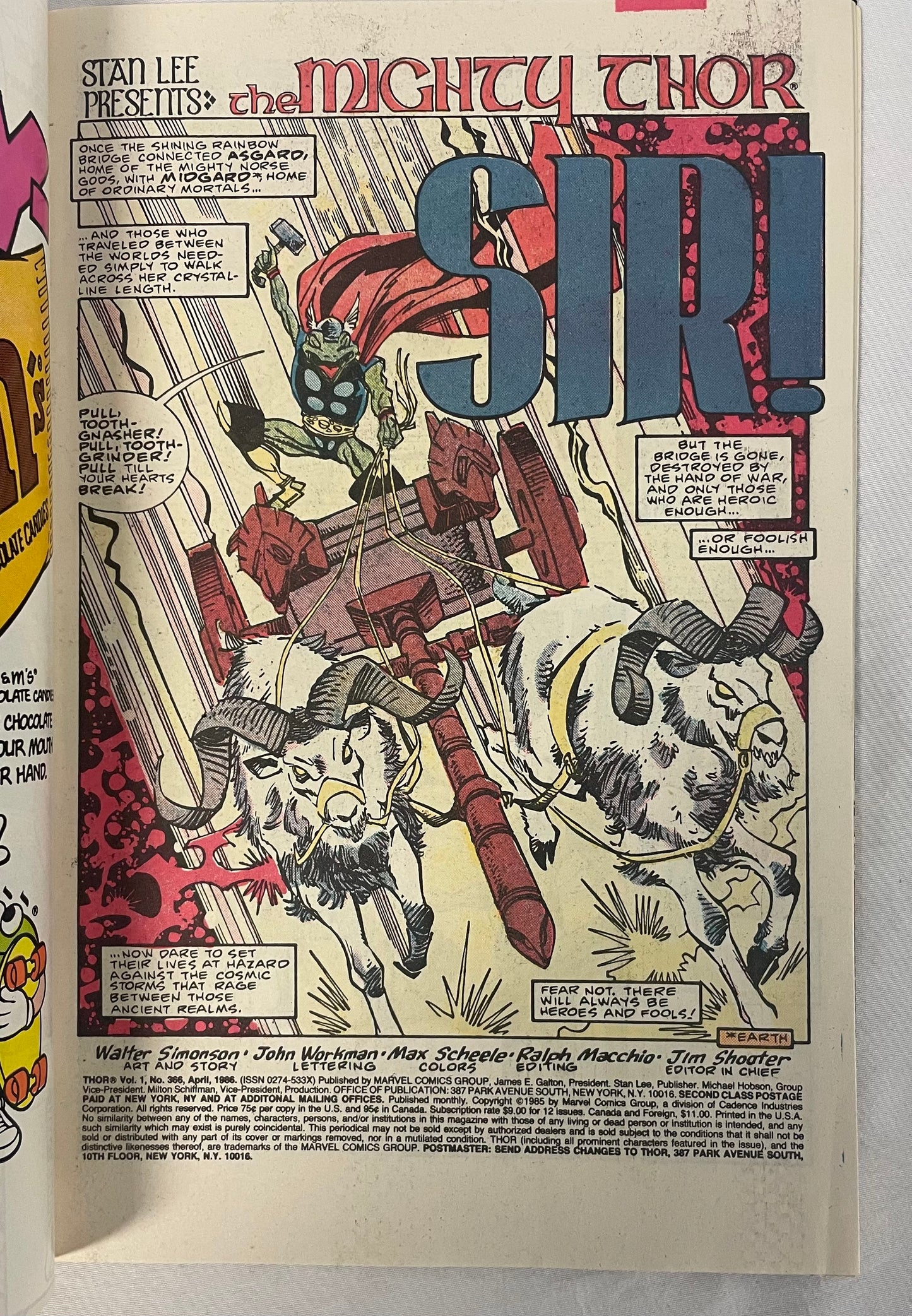 Marvel Comics The Mighty Thor #366