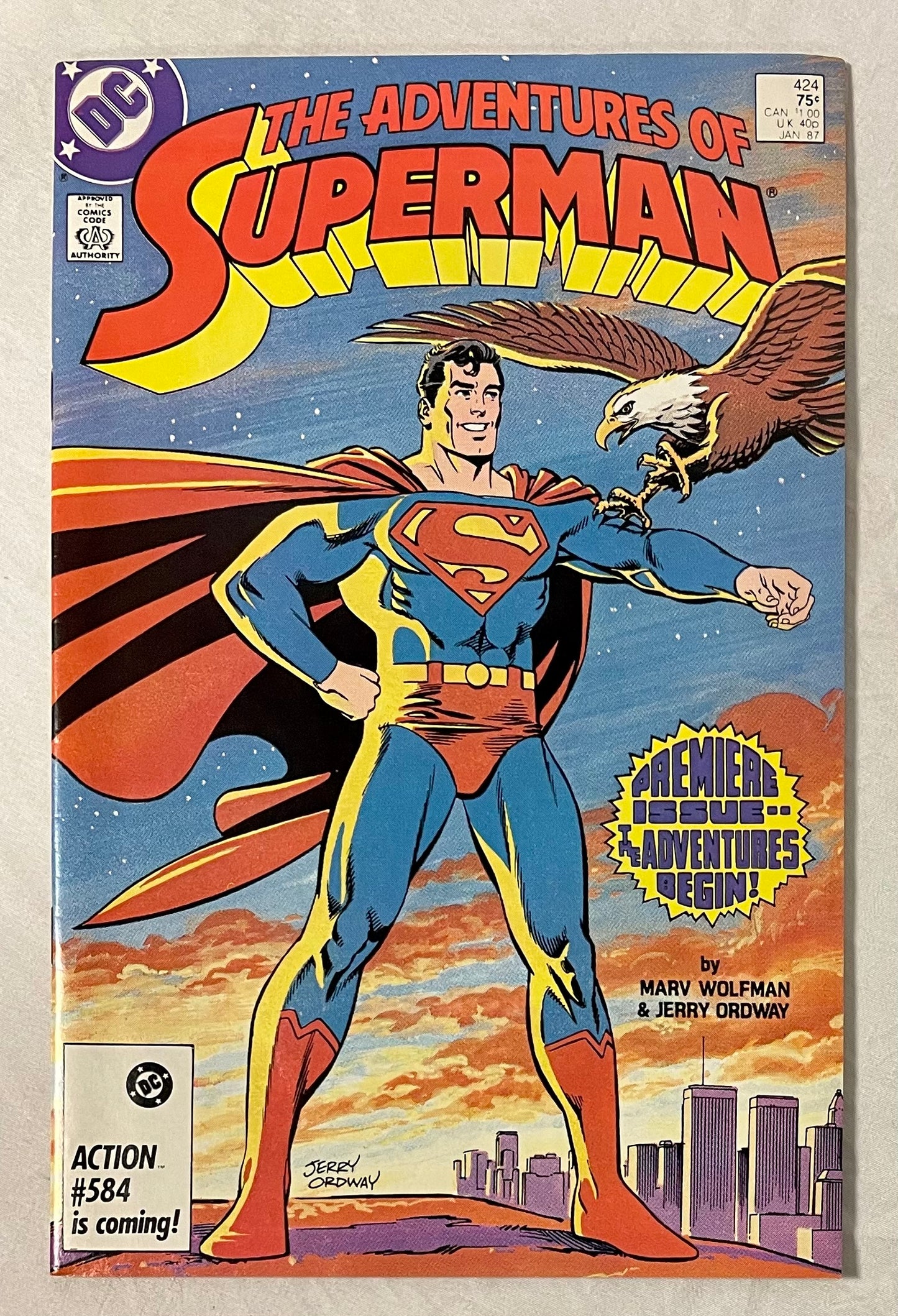 DC Comics Adventures of Superman #424
