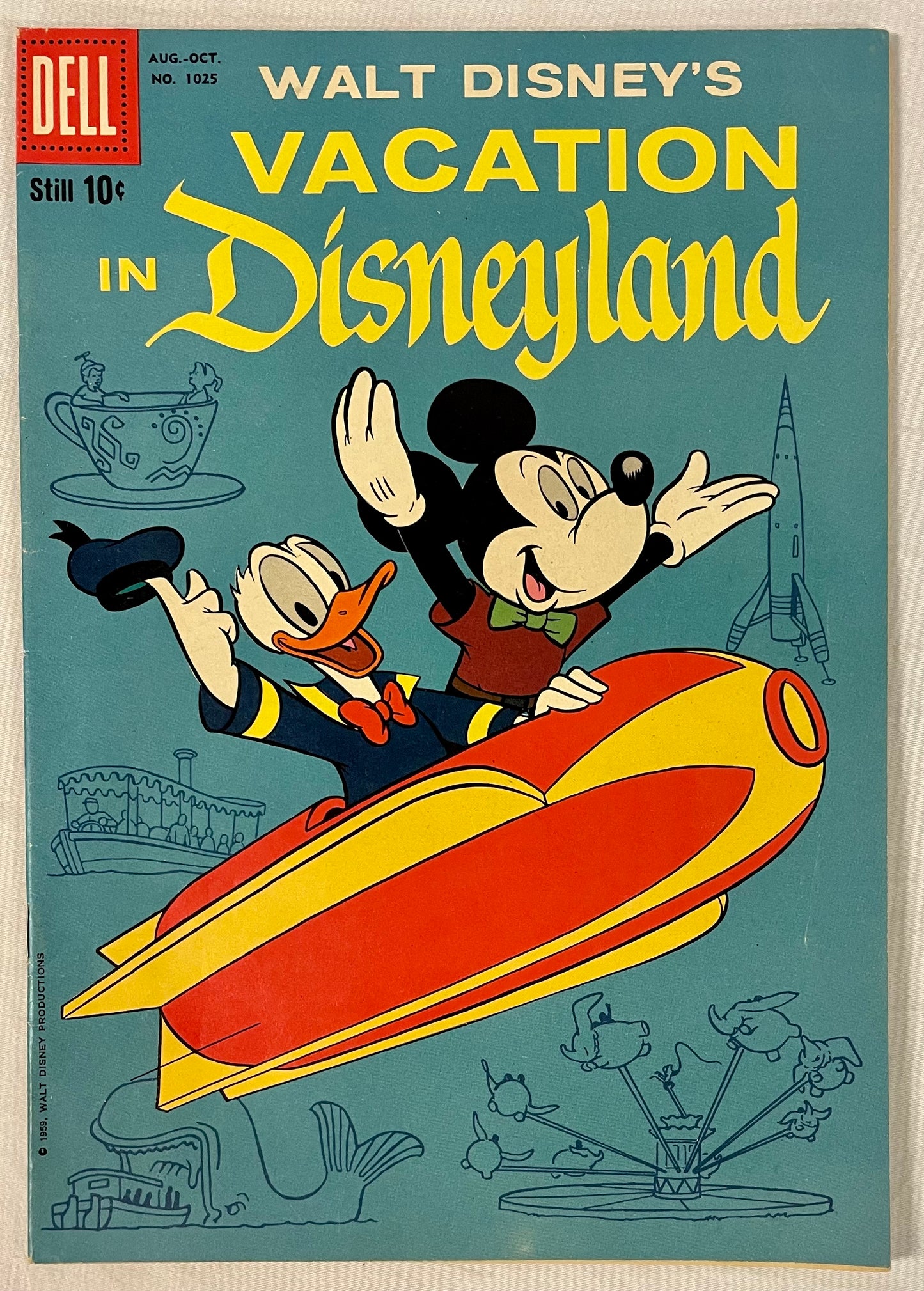 Dell Comics Walt Disney's Vacation in Disneyland No. 1025
