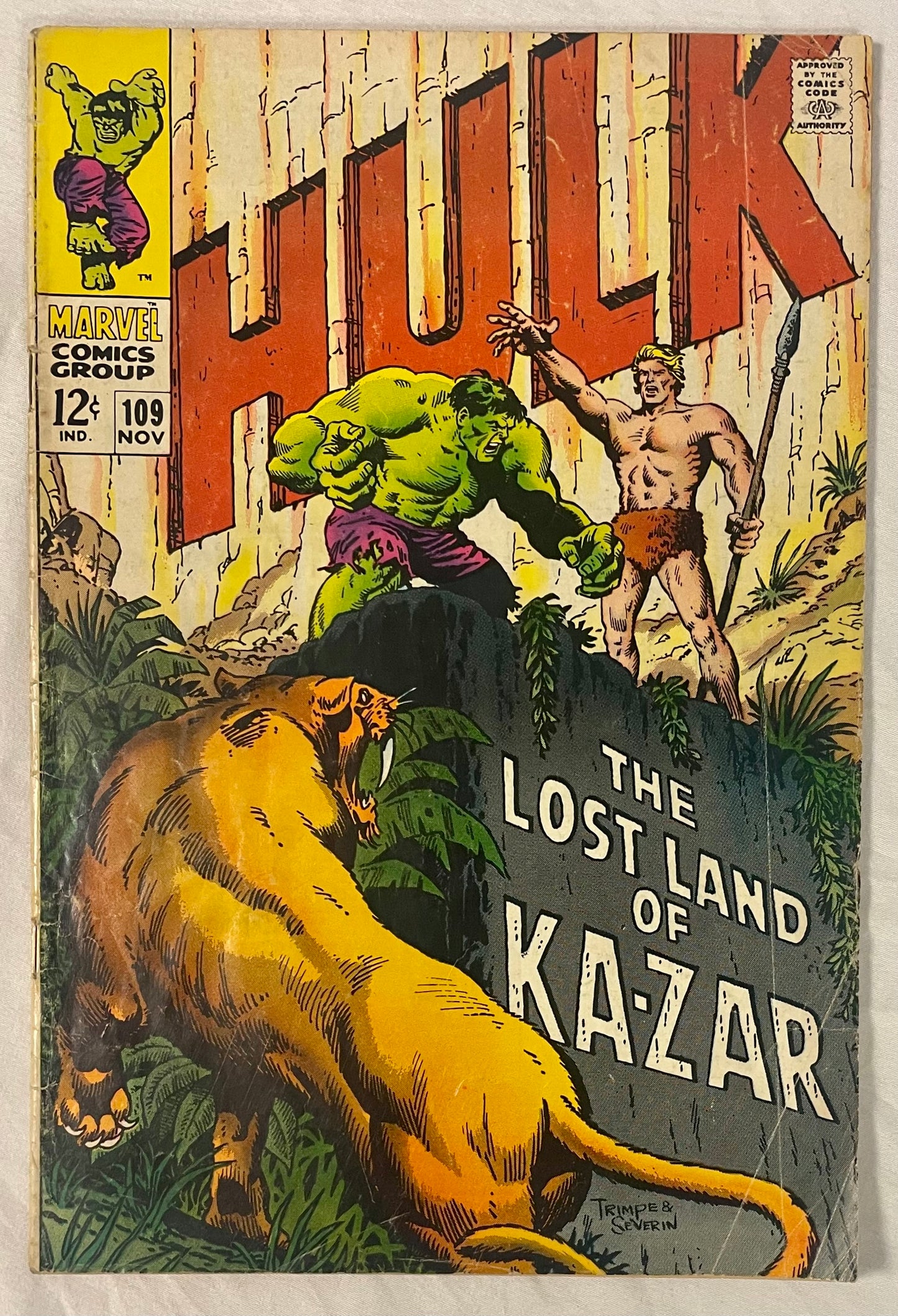 Marvel Comics The Incredible Hulk #109