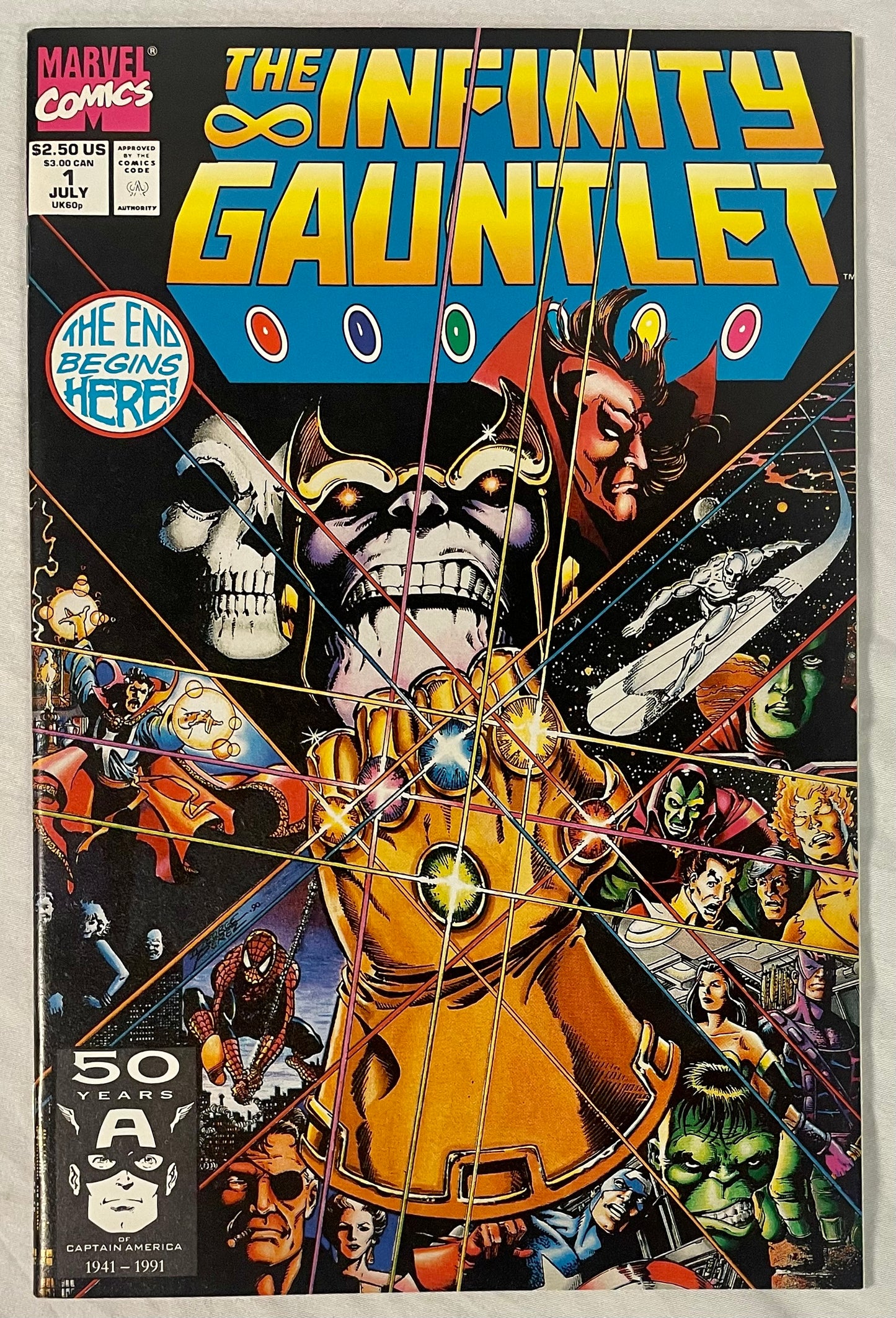 Marvel Comics The Infinity Gauntlet #1 (A2)