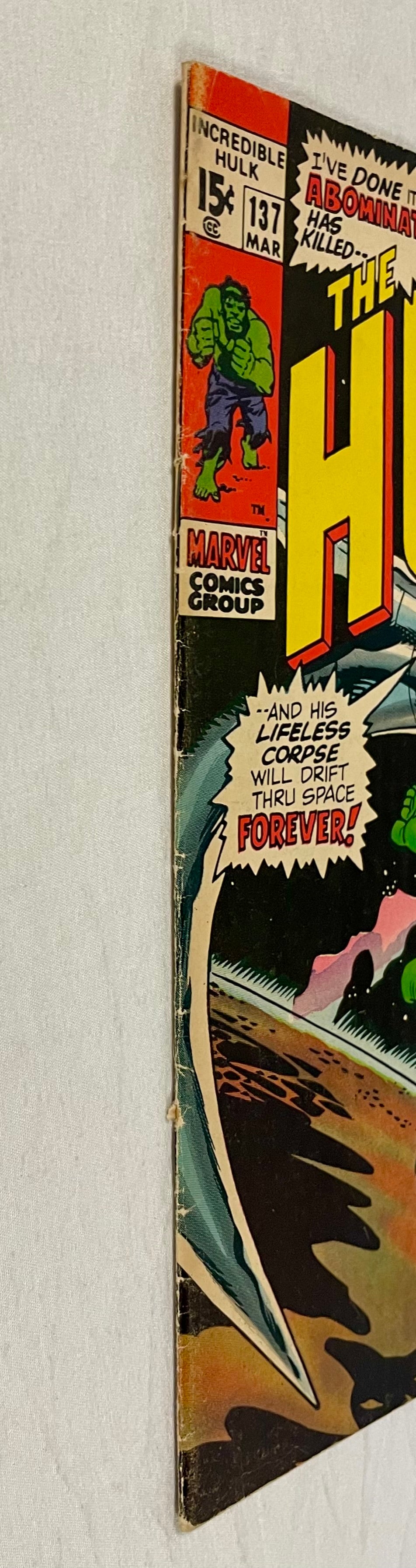 Marvel Comics The Incredible Hulk #137