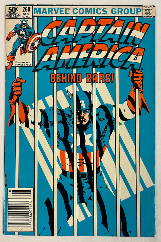 Marvel Comics Captain America #260