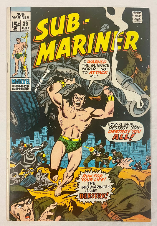 Marvel Comics Sub-Mariner # 39