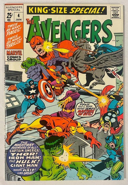 Marvel Comics The Avengers King Size Special #4