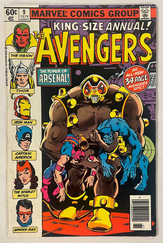 Marvel Comics The Avengers King-Size Annual #9
