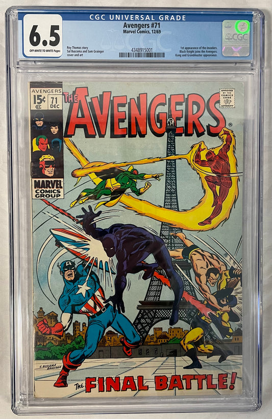 Marvel Comics Avengers #71 CGC 6.5