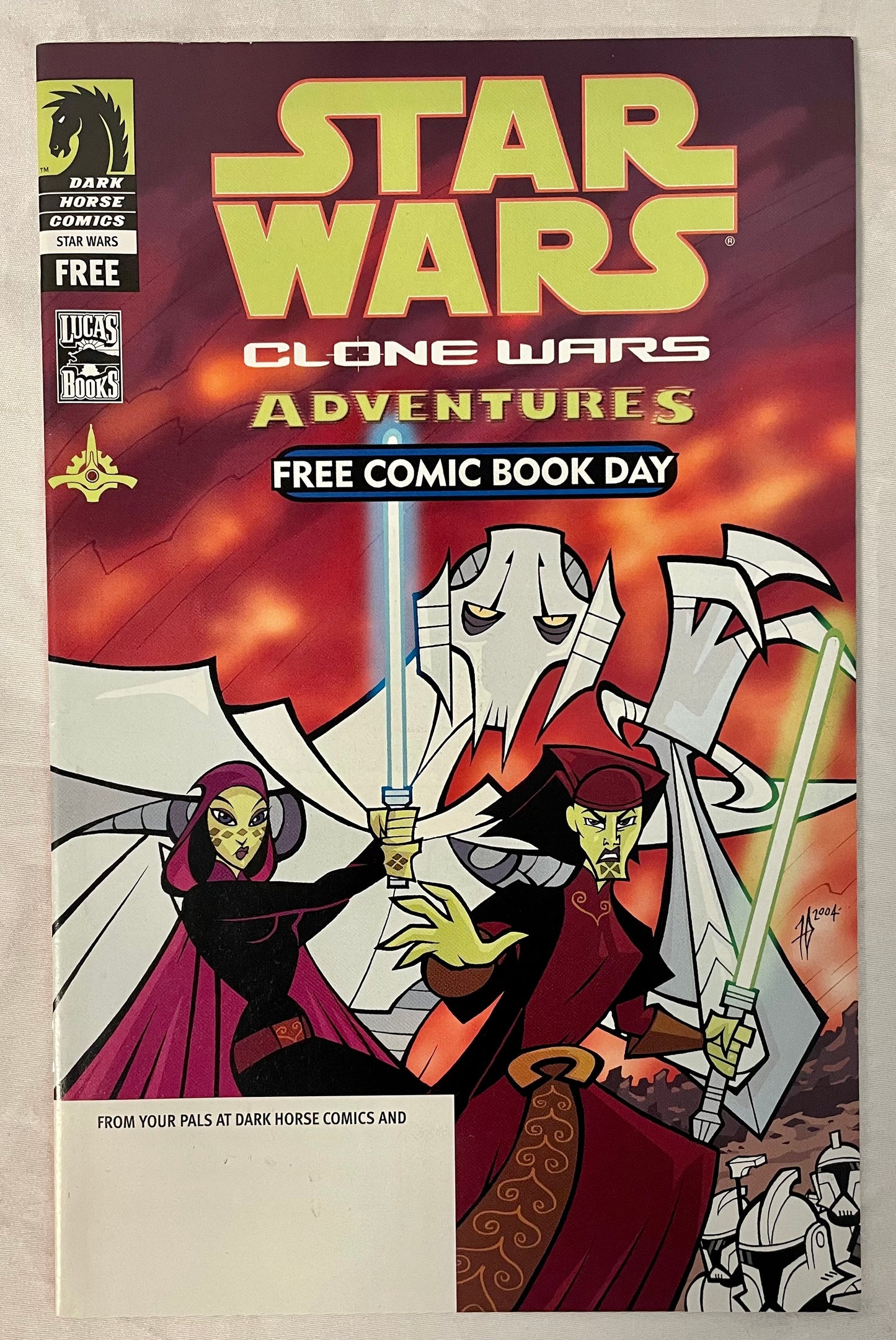 Dark Horse Comics The Clones Wars Adventures FCBD
